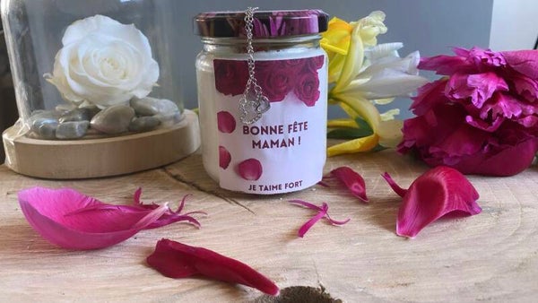 Bougie bijoux maman