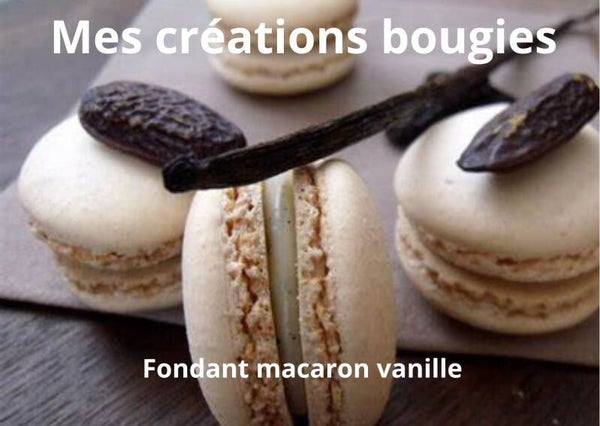 Fondant macaron vanille