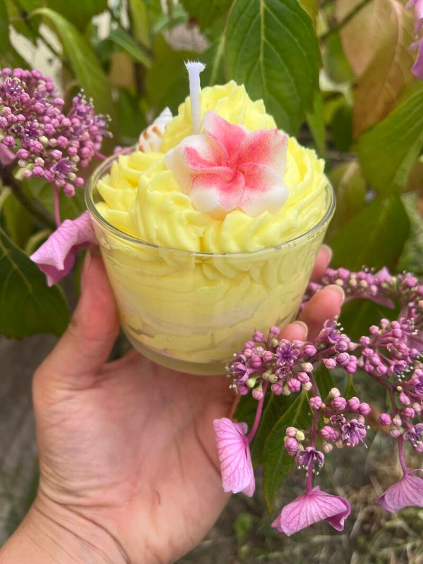 Bougies gourmandes « fleurs de Tiaré »