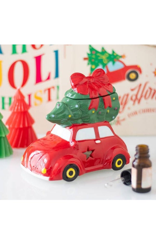 Brûle parfum voiture de noel