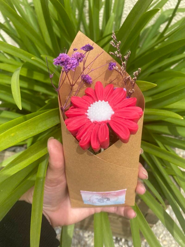 Marguerite " framboise caramel"