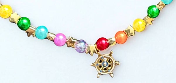 Hypoallergenic Gold-plated helm necklace