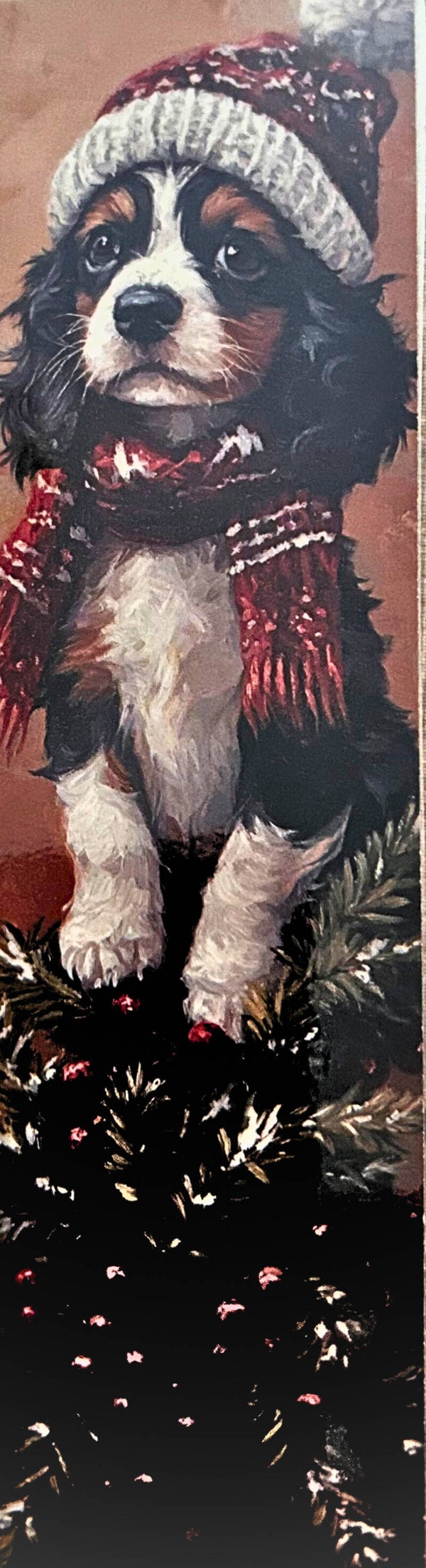 King Charles Christmas bookmark