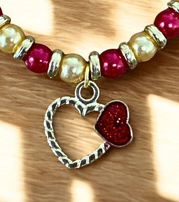 Hypoallergenic Gold-plated double heart bracelet