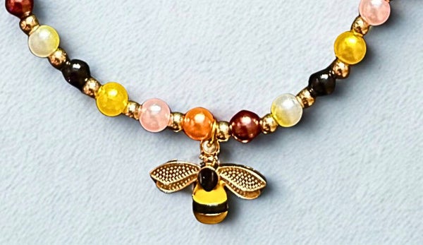 Hypoallergenic Gold-plated Bumblebee necklace