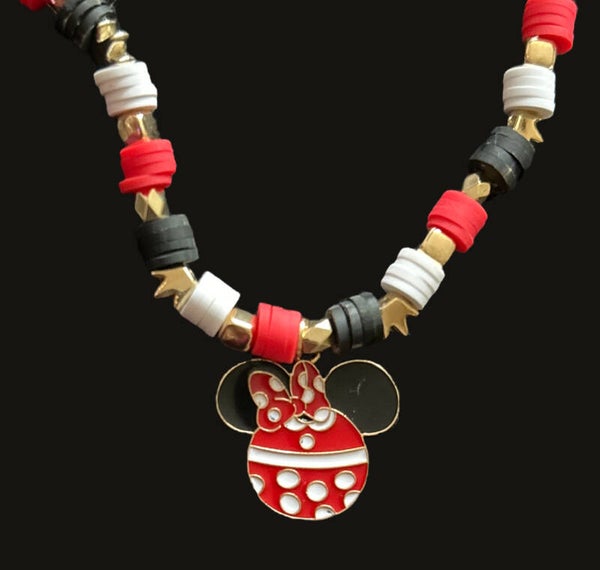 Hypoallergenic Gold-plated Mini mouse necklace