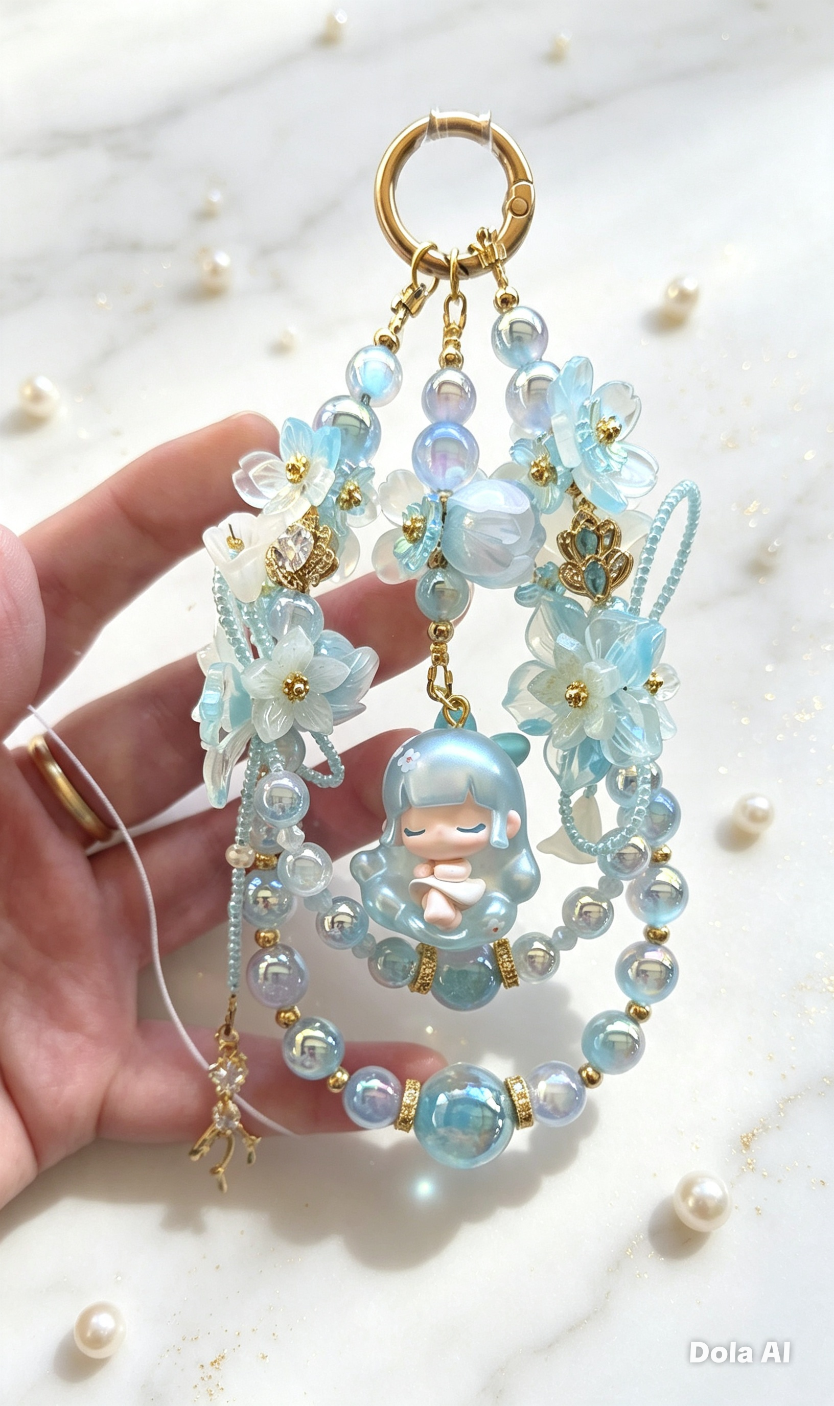 Frosty Ice Blue Liita Dream Charm