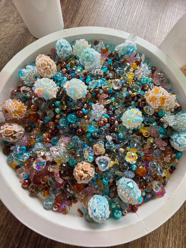 Ocean Dream Bead Mix – Luxury Glass, Crystal & Flower Beads