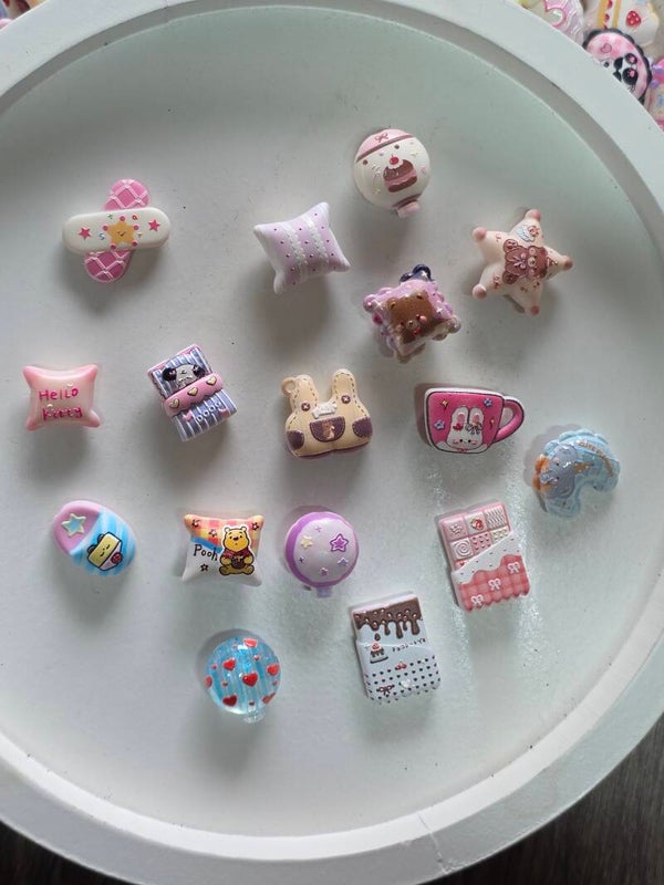 Kawaii "Bead Soup" Mix – Random Assortment of Printed Acrylic