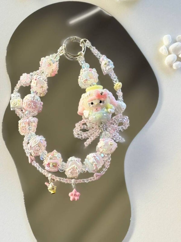 Handmade Kitty Keychain / Bag Charm