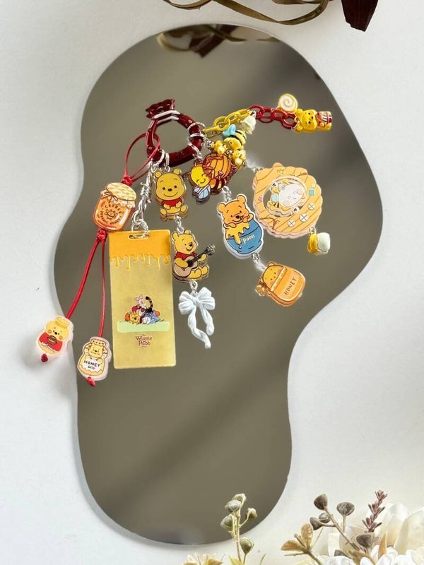 Kawaii Bee/Bear Bag charm /Phone charm