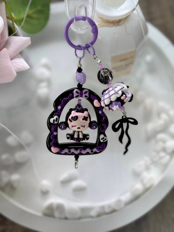 Hand Painted Frame Keychain
