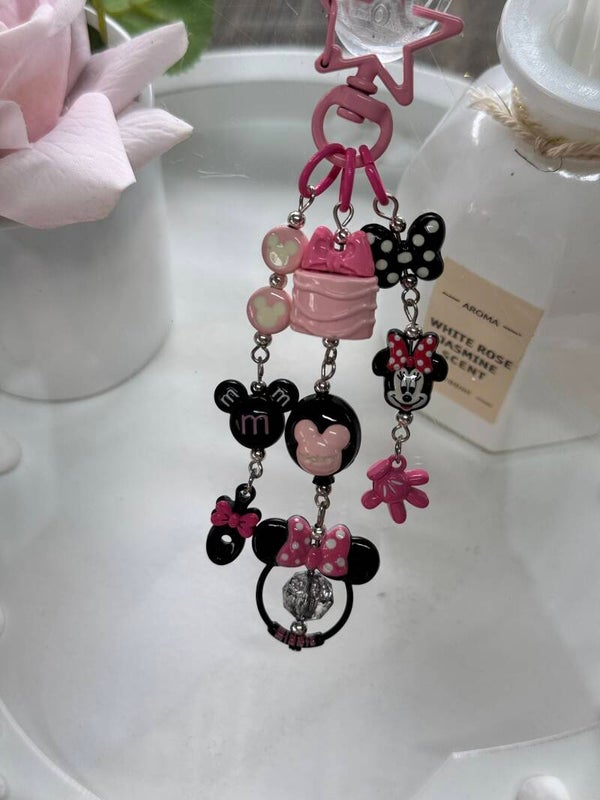 Metal Beads Keychain