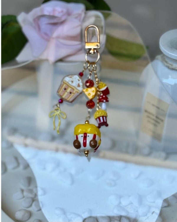 Popcorn & Snacks Keychain