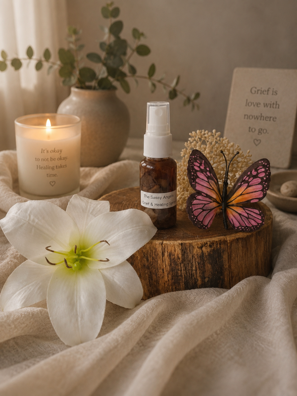 The Sassy Angels: Grief & Healing Spray