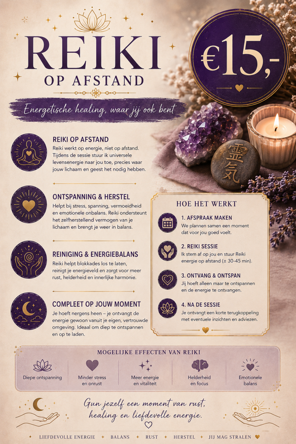 Reiki op Afstandsbehandeling