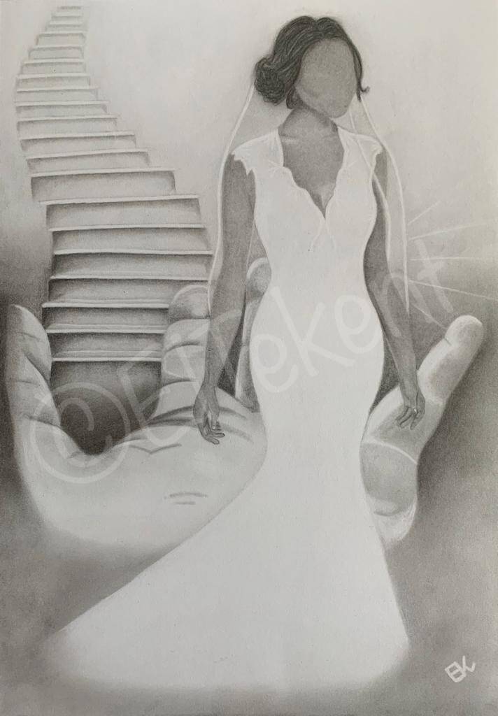 OPdracht tekenen potloodtekening van Droom