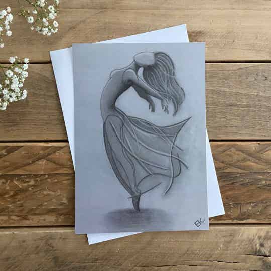 Kaart 'Danseres'