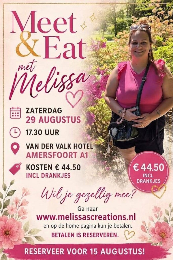 Ontmoeting  / etentje  29 augustus
