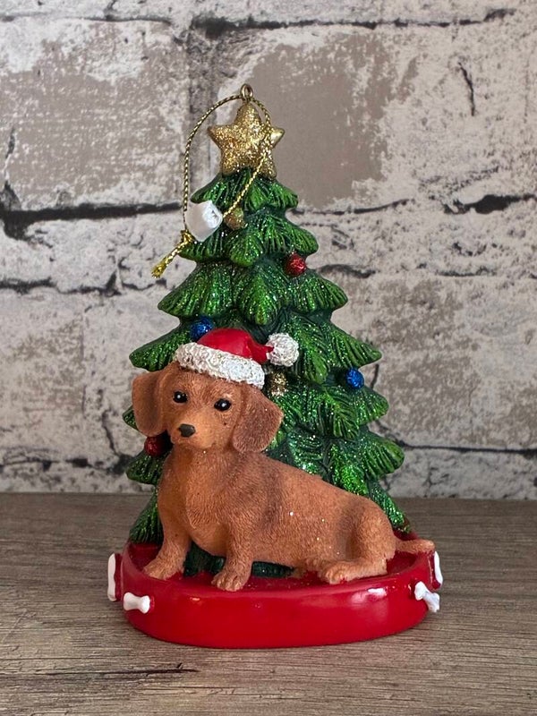 Kerstteckel met kerstboom