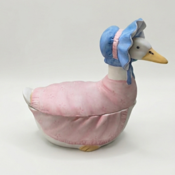 Covered Mother Goose Candy Dish