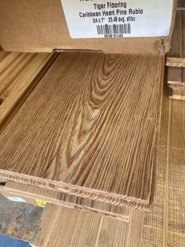Caribbean Heart Pine Rustic Grade