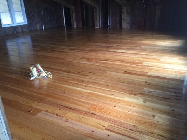 New Heart Pine compared to antique reclaimed heart pine
