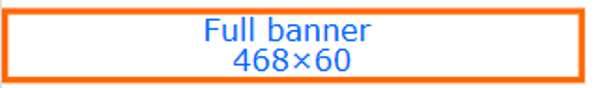 Full Banner Ad — 468 × 60