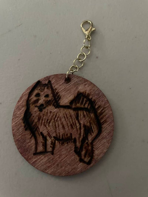 Samoyed Dog Key Chain