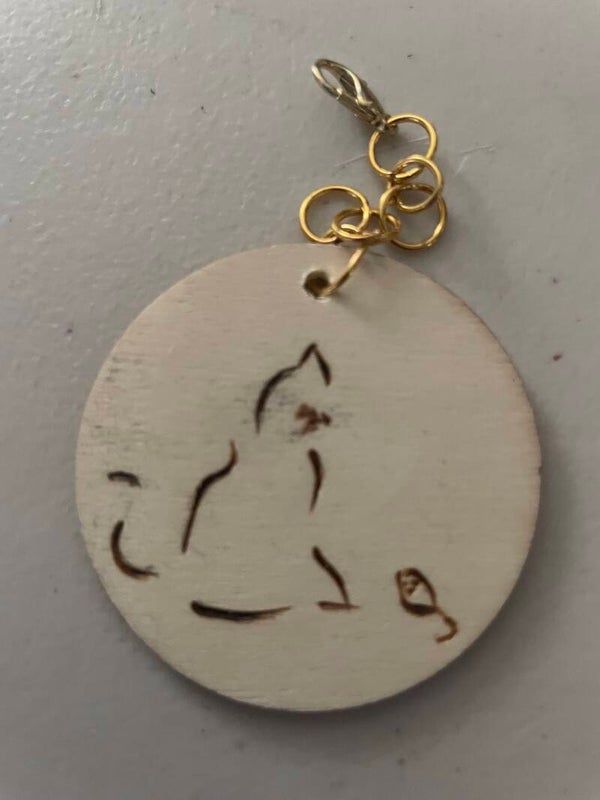 Cat and Mouse Keychain