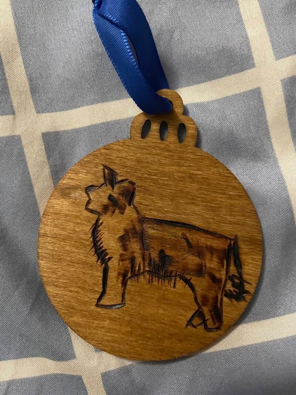 Border Collie Ornament