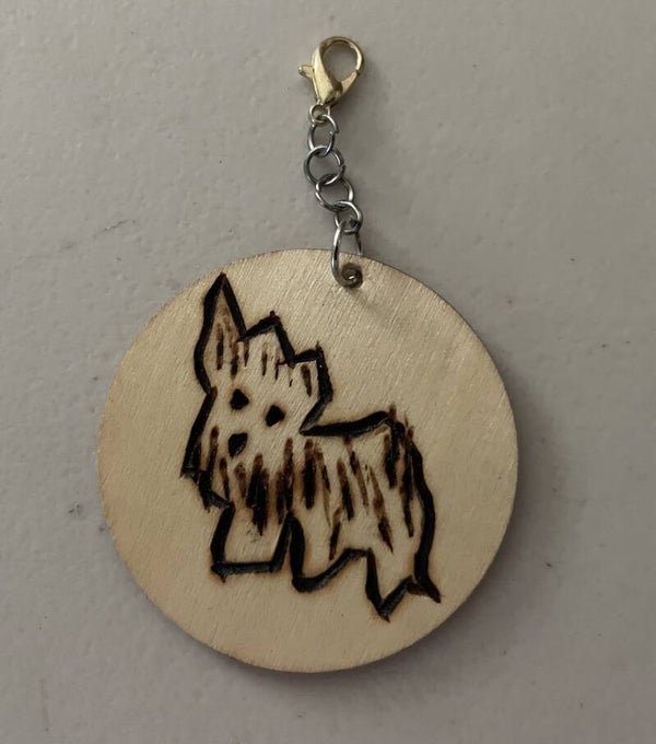 Yorkie Key Chain