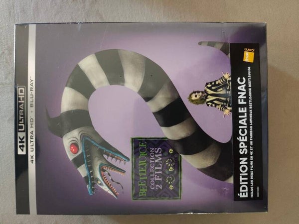 Coffret blu ray 4k 2 films Beetlejuice (édition spéciale fnac) neuf