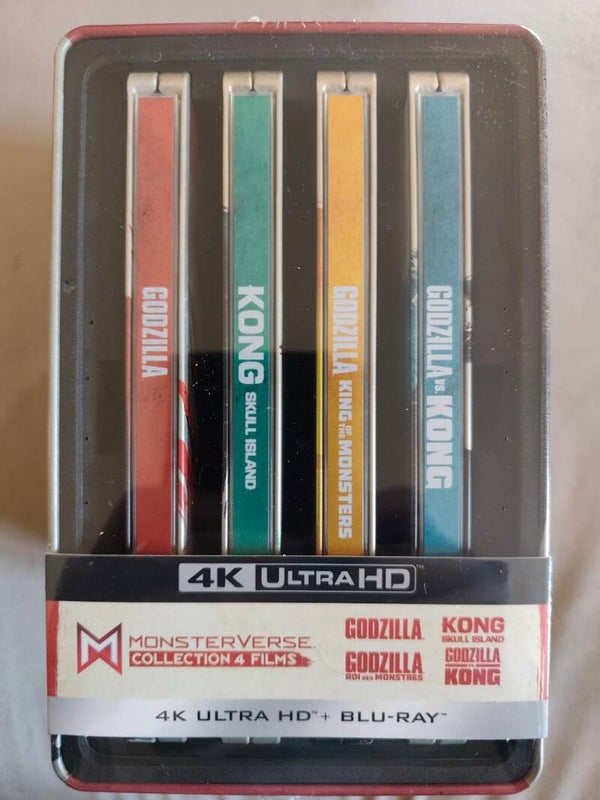 Coffret collector steelbook 4k Monsterverse collection (Godzilla)