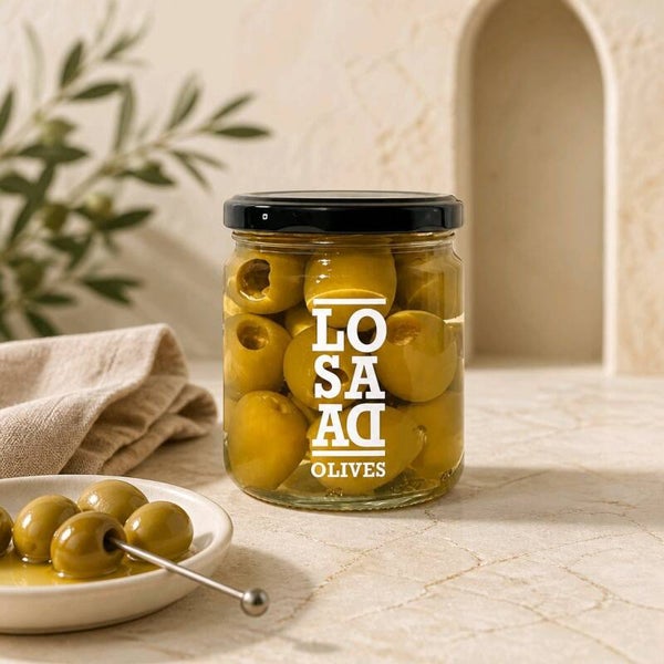 Oliven Losada Gordal Natural grün entsteint