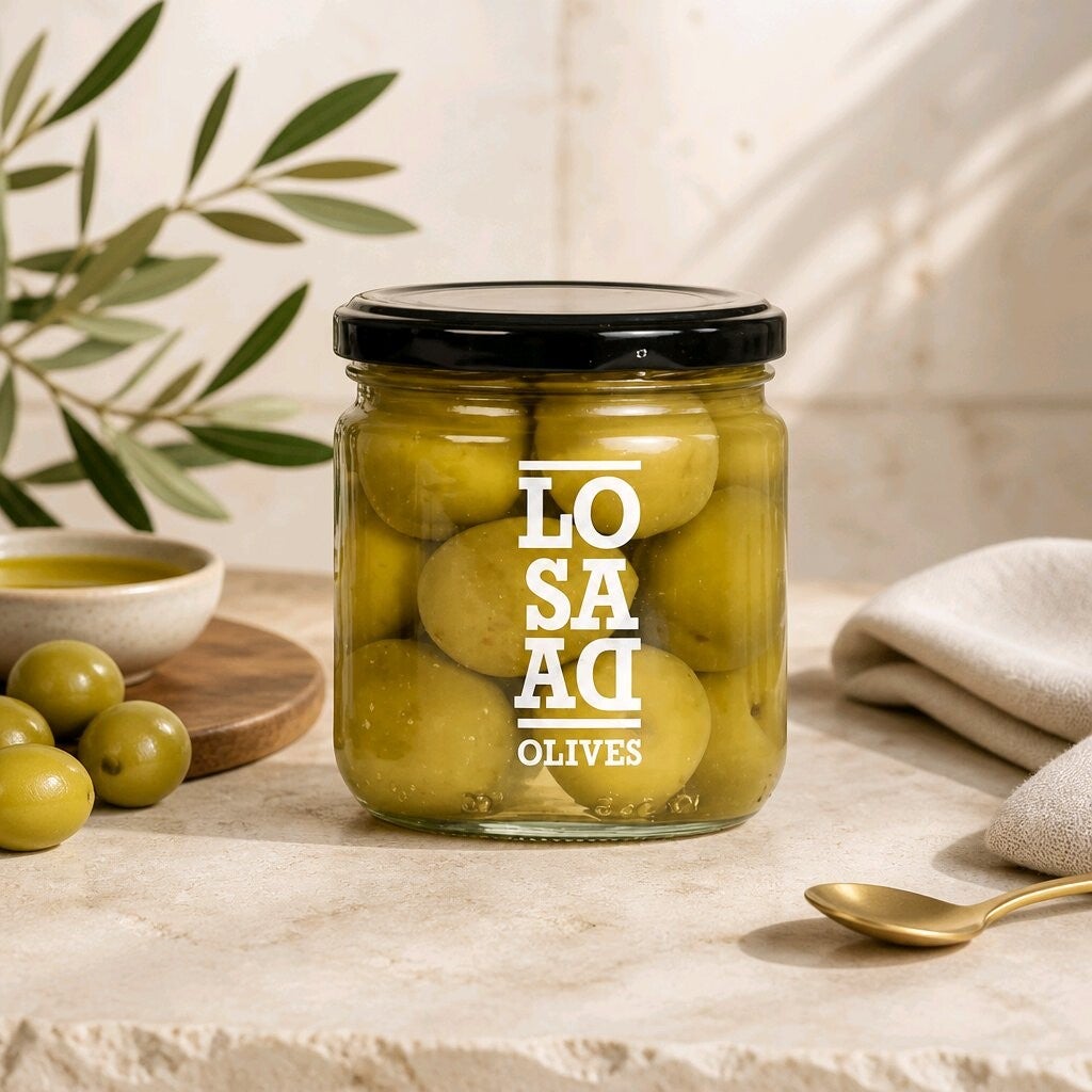 Oliven Losada Gordal Natural grün