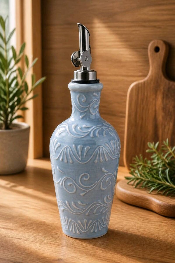 Oel-Flasche Olivenölspender 0.75l "Delfin"