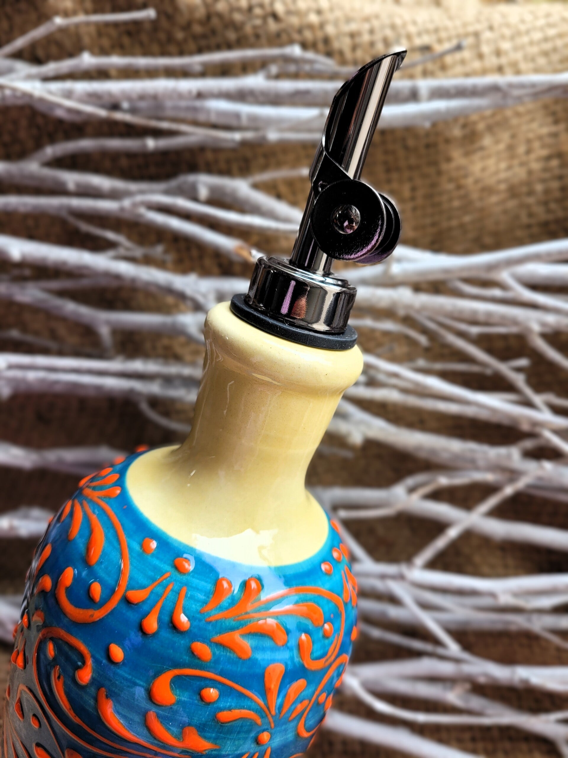 Oel-Flasche 0.75l "Petrol"