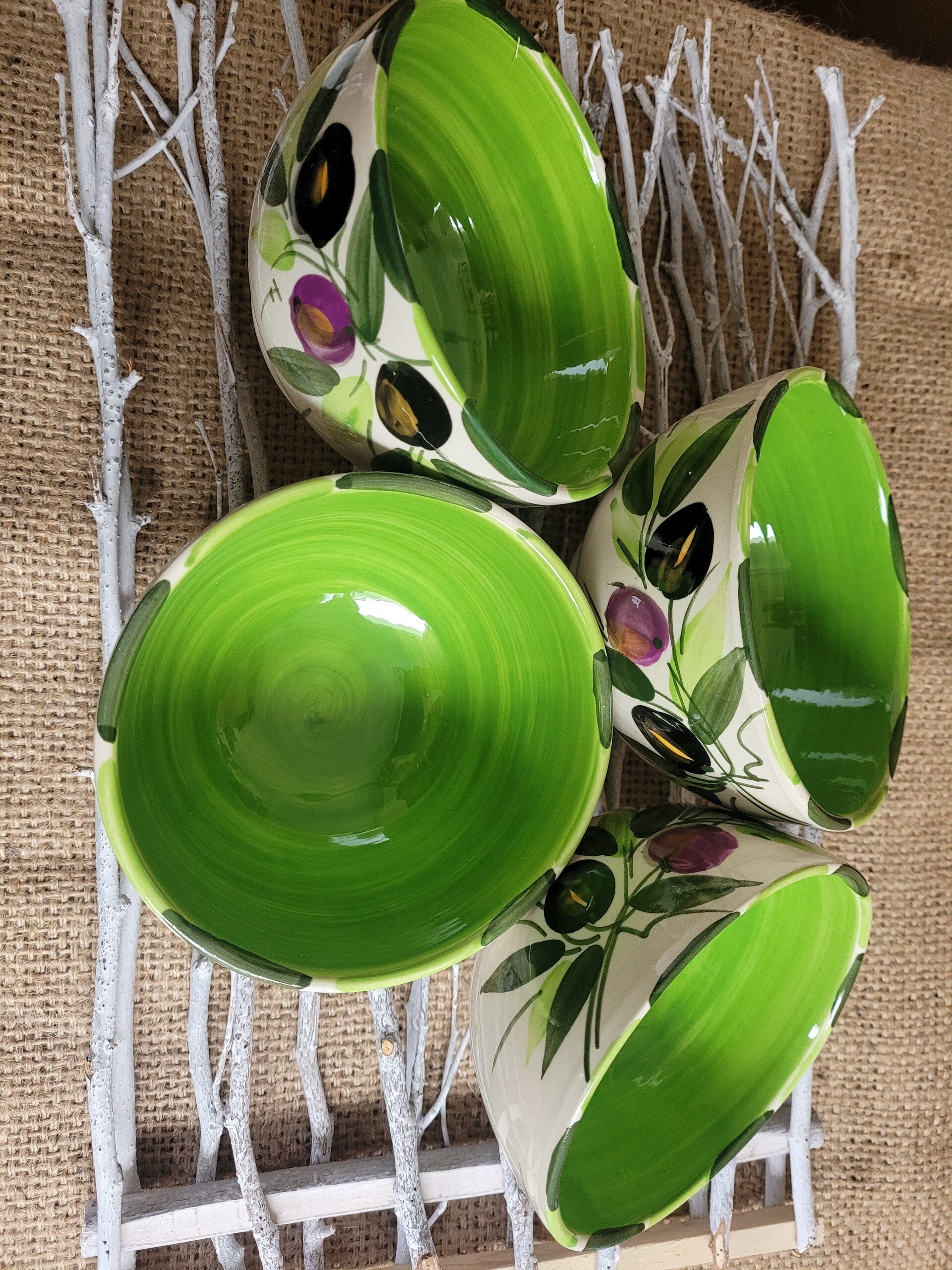 "Oliva" Schalen  ø 13cm 4-er Set