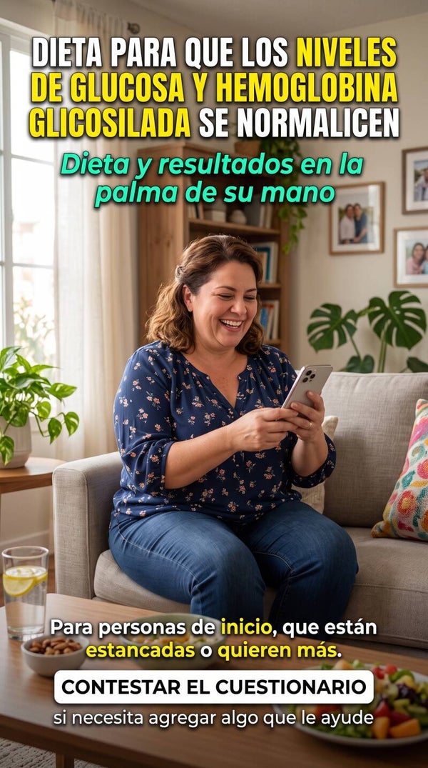 Dieta en línea para mejorar niveles de glucosa y hemoglobina glicosilada