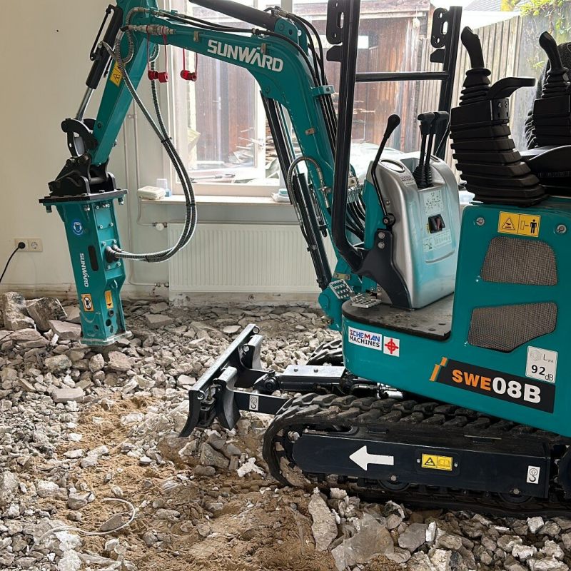 Middelbeers - sloop betonvloer