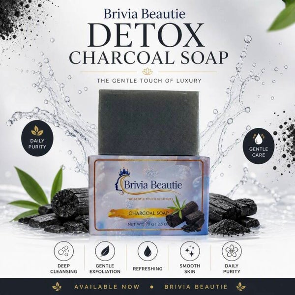 Brivia Beautie Charcoal Soap