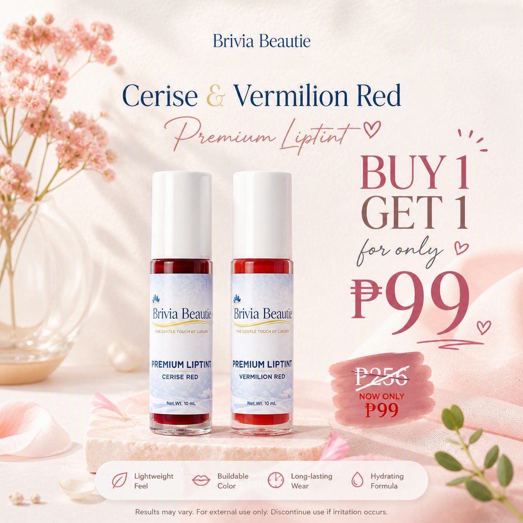 Buy 1 Get 1 Liptint - Cerise & Vermilion Red