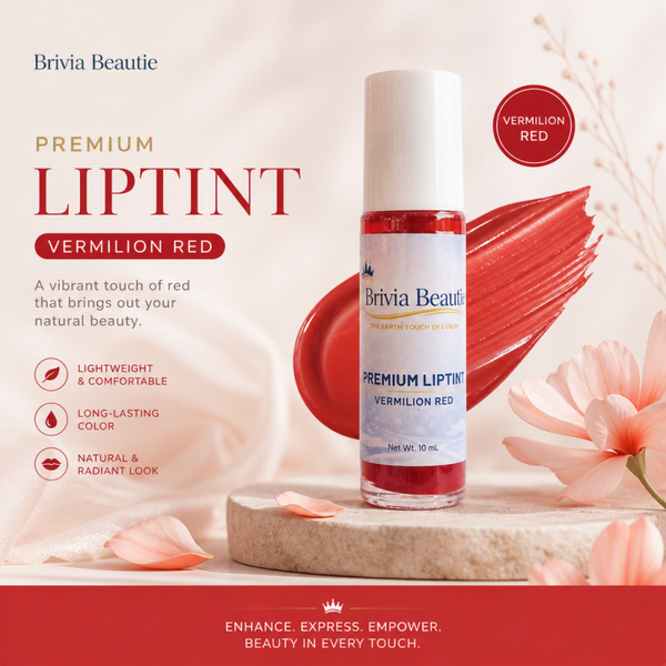 Brivia Beautie Premium Liptint - Vermilion Red