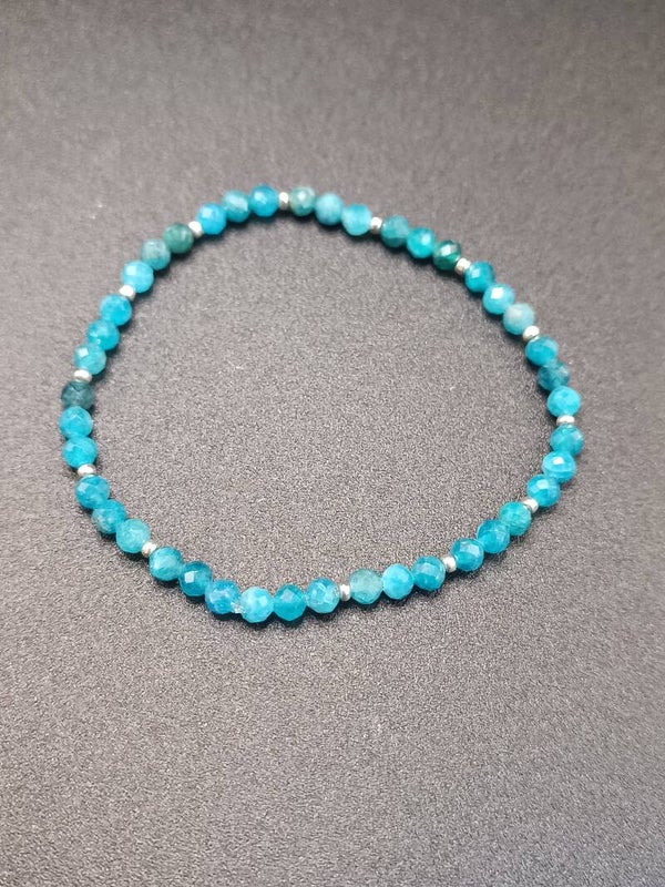 Bracelet elastique en Apatite 0,3mm