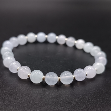 Bracelet elastique en Lépidolite