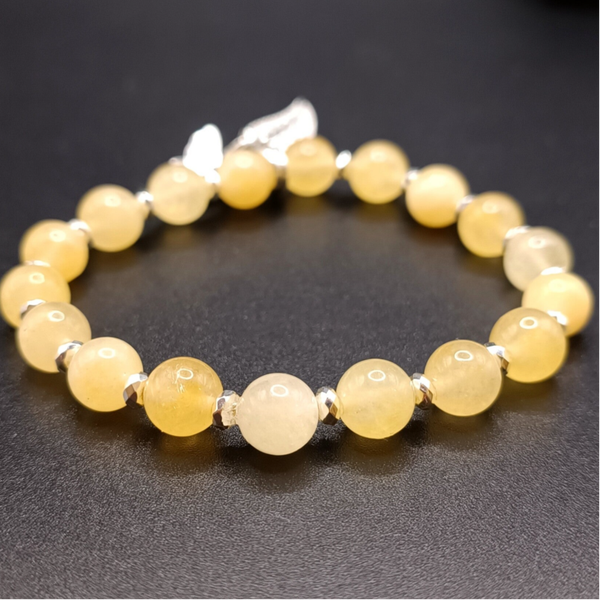 Bracelet elastique en Calcite Banane
