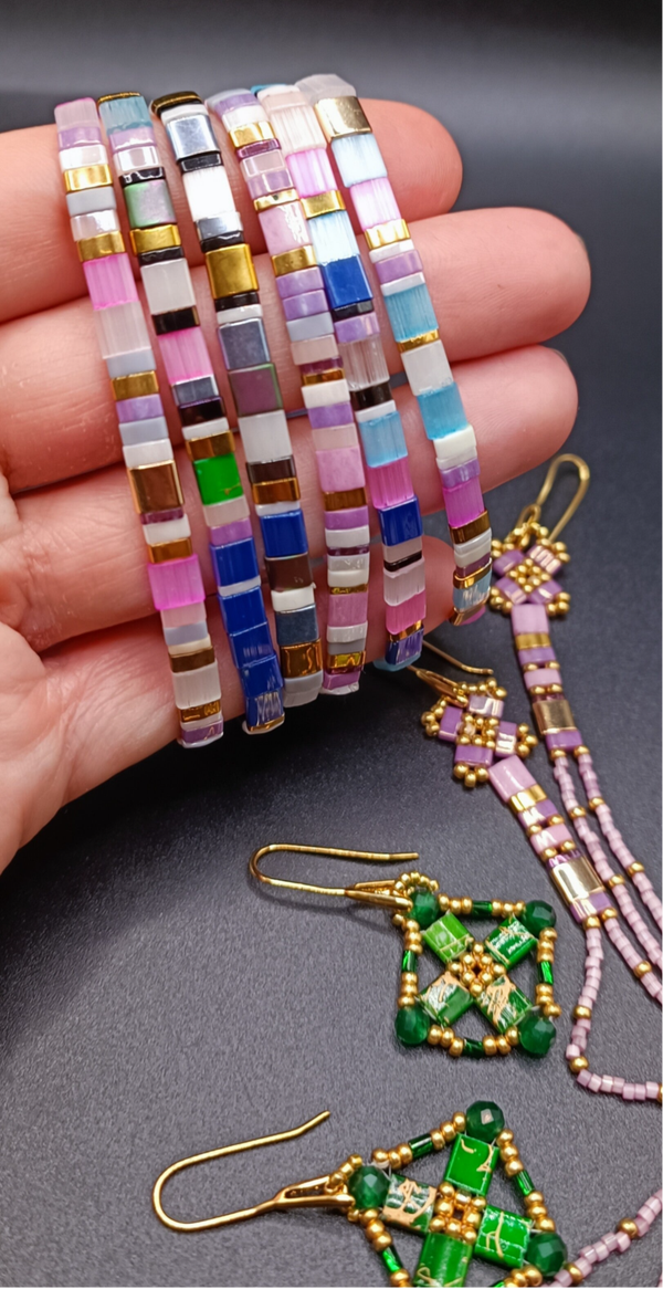 Bracelet tissé en Perles Miyuki TILA