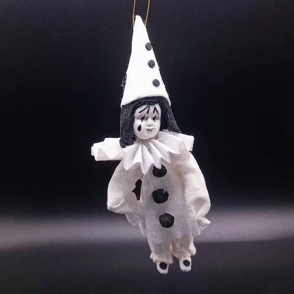 Pierrot - Figurine de Noel Artisanal