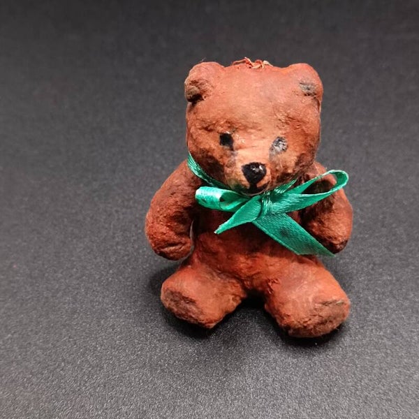 Ours  - Figurine de Noel Artisanal en coton